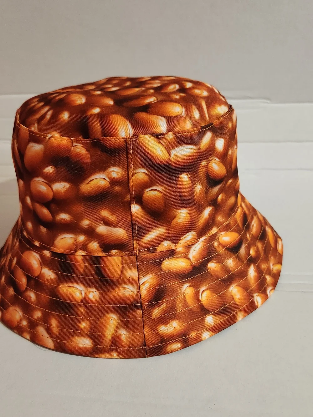 Bush's Grillin' Beans Brown Pattern Bucket Hat - Fun